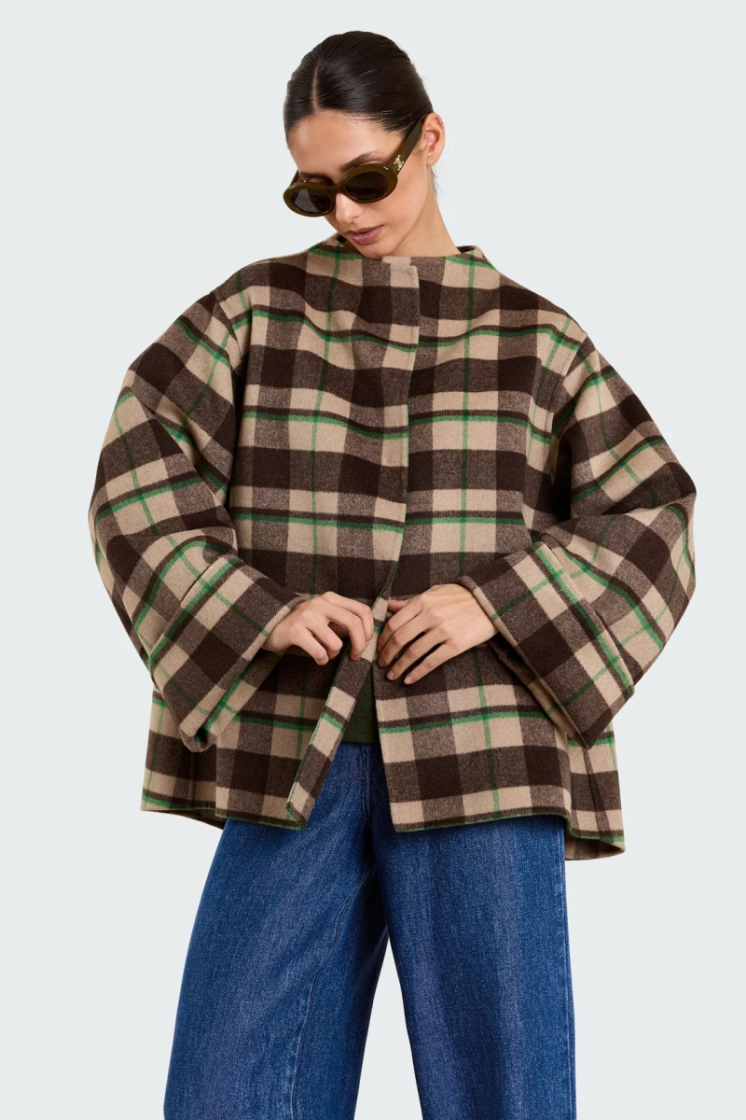  Tartan brown