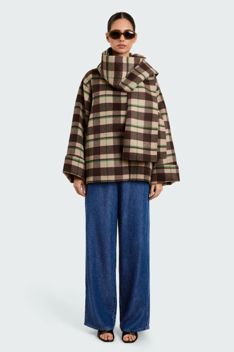  Tartan brown